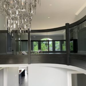 glass railings residential